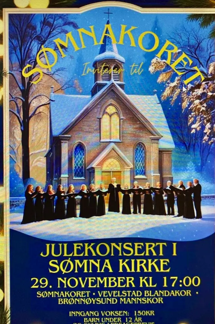 L'affiche du concert de Noël