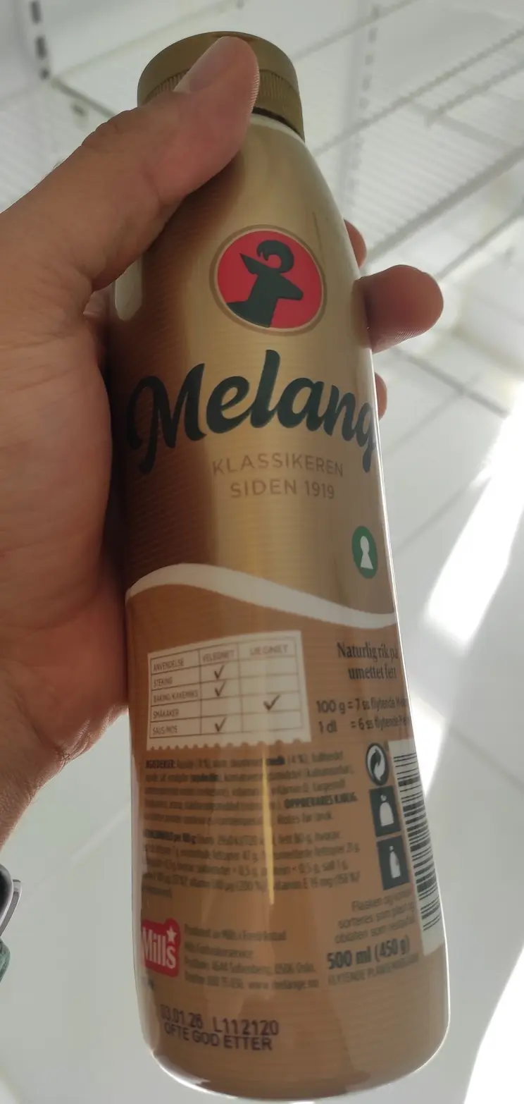 Un tube de margarine liquide