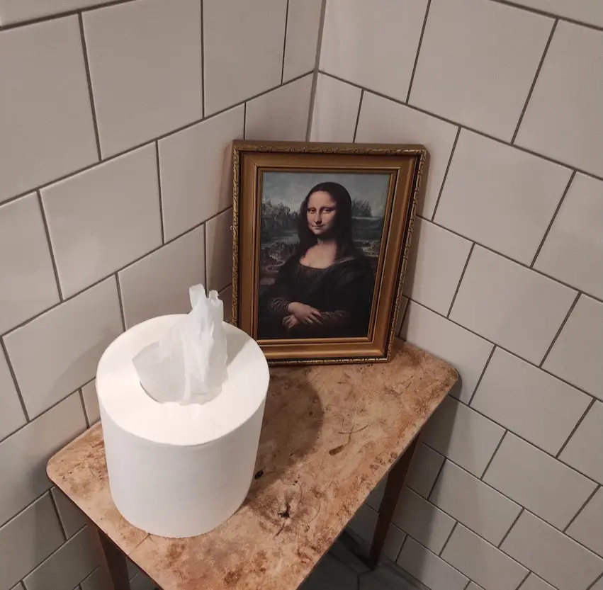 Une reproduction de la Joconde